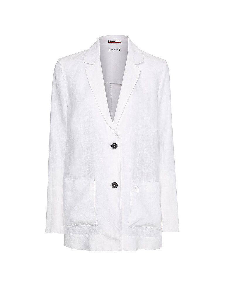 TOMMY HILFIGER Blazer Relaxed Fit  weiß | 36